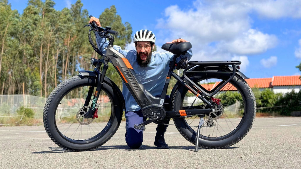 Experience off-road thrills with the 26-inch 1000W EMTB with Samsung's 20Ah battery! Designed for long-distance rides. Take the road less traveled and explore new horizons!