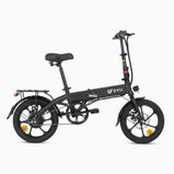 DYU A1F Pro czarny 16-calowy składany rower elektryczny z silnikiem 250W i baterią 36V 7.5Ah