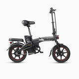 DYU A5 14-calowy składany czarny rower elektryczny z wyjmowaną baterią i silnikiem 250W