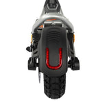 KuKirin A1 hulajnoga elektryczna srebrna z podświetleniem i dużymi oponami 10 cali