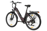 Miejski rower elektryczny TTGO C3 SE z silnikiem 250W, baterią 36V 18Ah i 7-biegową przekładnią Shimano.