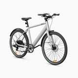 Czarny rower elektryczny DYU Stroll 1 700C z aluminiową ramą i wyjmowaną baterią