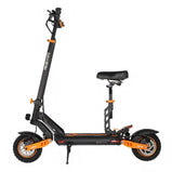 KuKirin G2 Max electric scooter with 1000W motor, large battery, adjustable seat, LED lights, and foldable design